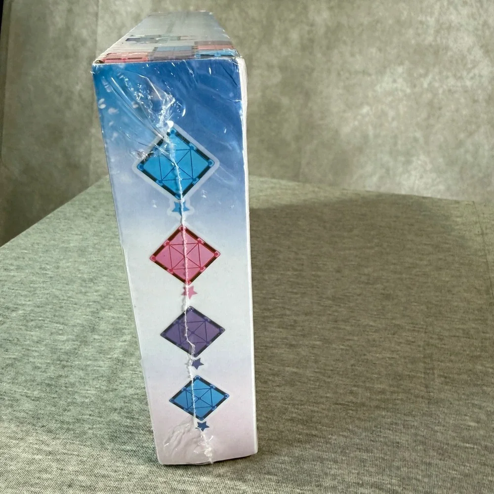 Soyee Magnetic Building Tiles Kids 32pc Blue Pink Frozen Arctic STEM Toy Winter